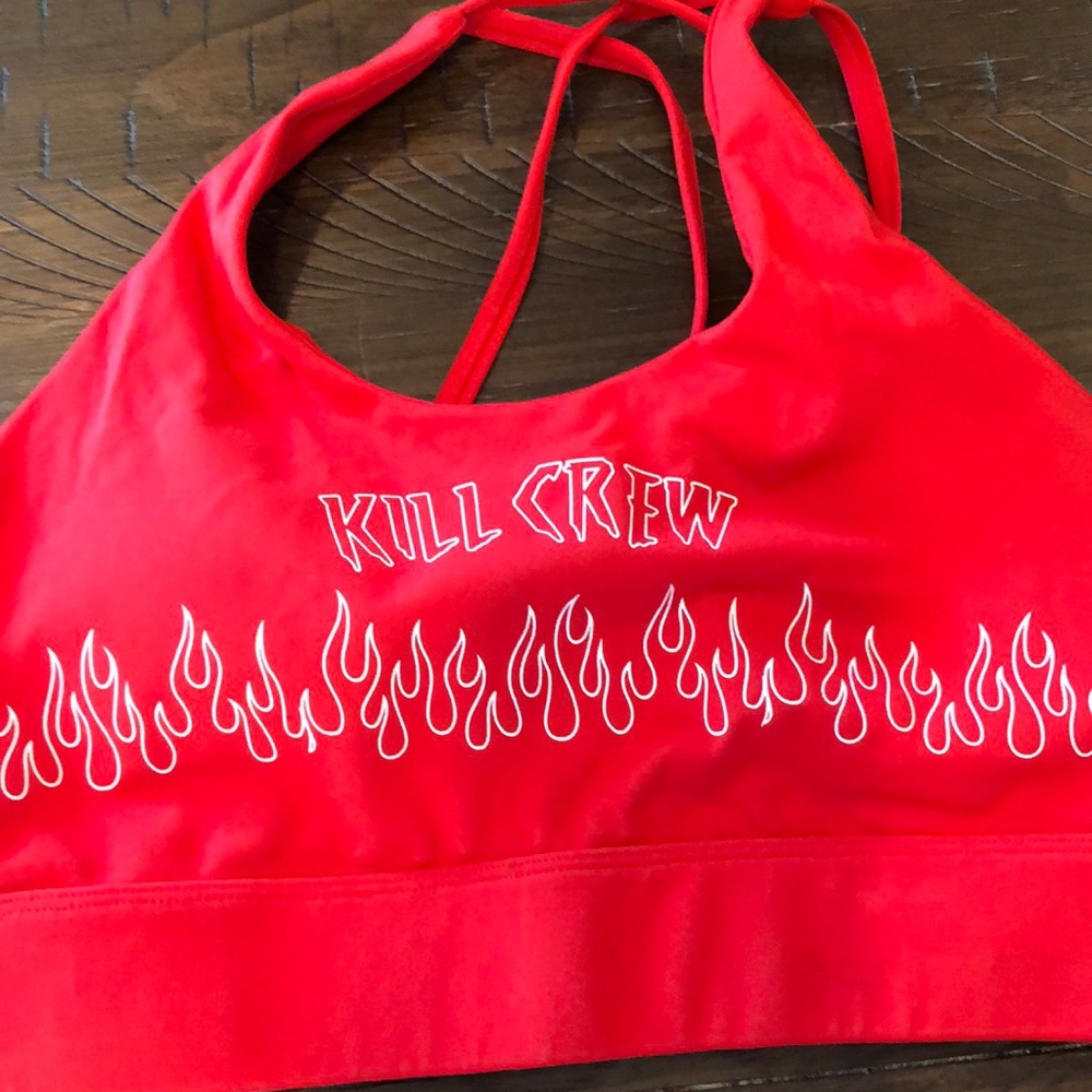 Athletic sports bra